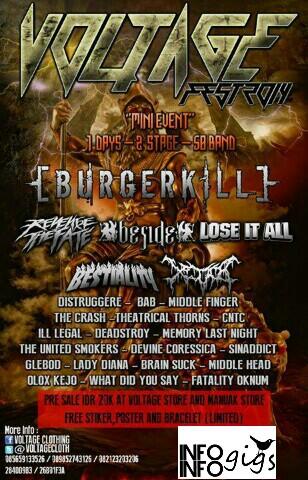 Voltage Fest 23-3-2014 Yon Armed Sukabumi <a href="/burgerkill666/">Dede "Kajit" Sutanzah</a> <a href="/REVENGETHEFATE/">REVENGE THE FATE</a> <a href="/BESIDEofficial/">BESIDE</a>