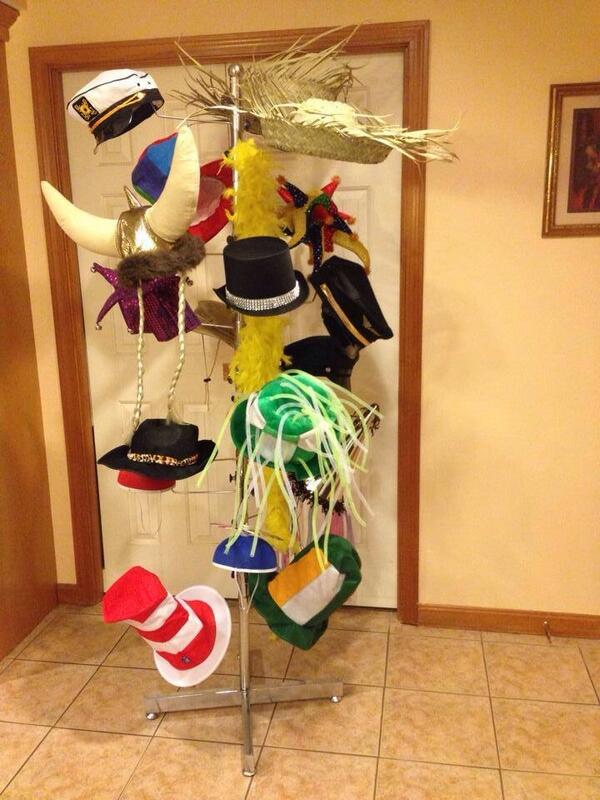 Preparing props for tomorrow's double sweet 16