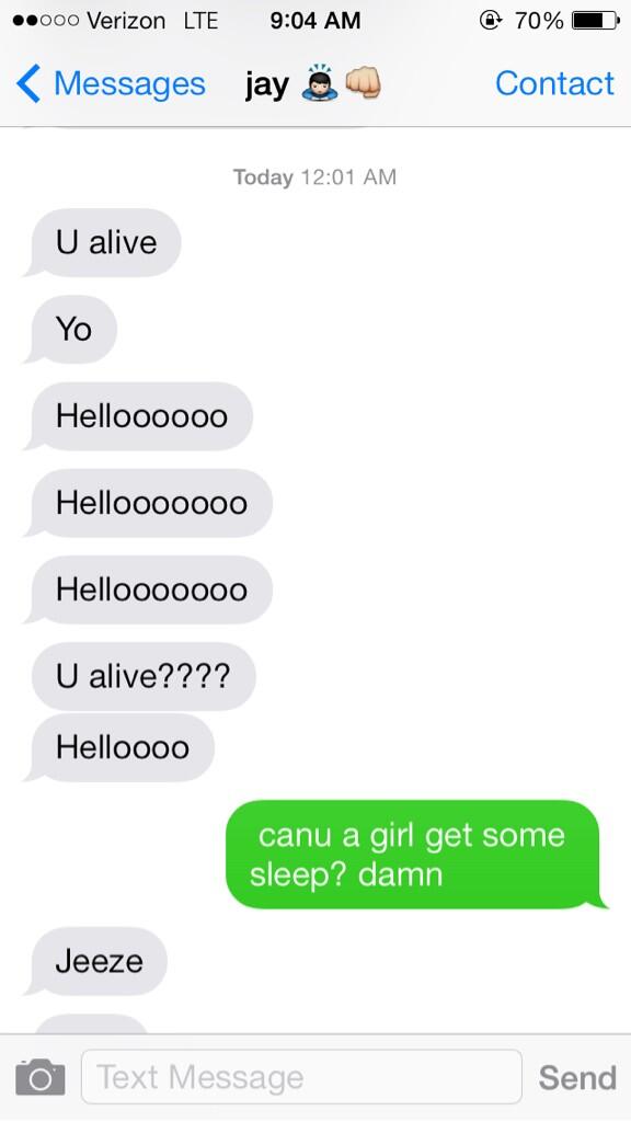 eerriiccaaox's tweet image. sleep texting 😂 #happensalot #sorryjay