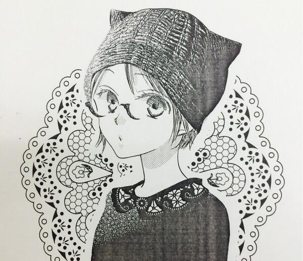 猫の日らしいので以前描いた予告カットのかのこ(猫ニットキャップ) 
