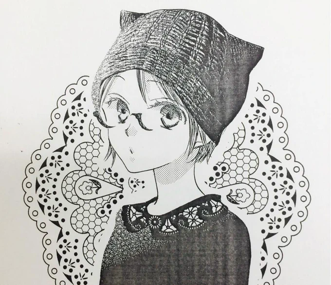 猫の日らしいので以前描いた予告カットのかのこ(猫ニットキャップ) 
