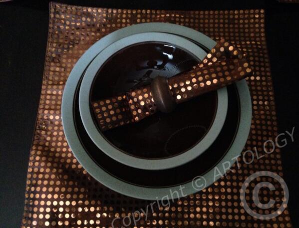 ARTOLOGYDESIGNZ's tweet photo. Custom Copper Placemat and Napkin, designed by @ARTOLOGYDESIGNZ http://t.co/jNa7DYYIzD