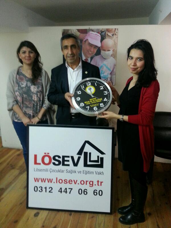 <a href="/losev1998/">LÖSEV</a> bugün bize ayırdığınız vakit ve Lösemili çocuklar için yaptığınız hersey için sonsuz tesekkurler.