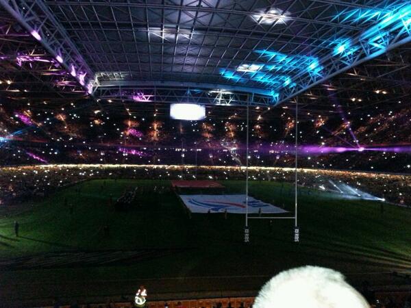 Millennium staidum was simply brilliant last night #liveduptoitsreputation