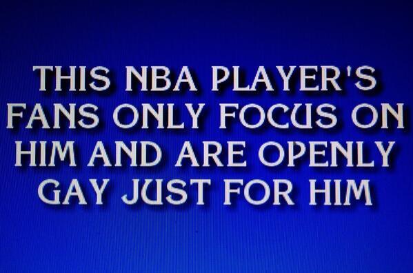 NBAJeopardy1's tweet photo. #NBAJeopardy http://t.co/LrTIri5I2h