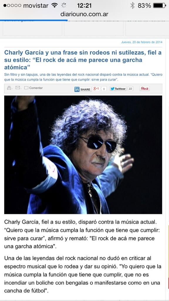 AhumadaPaula's tweet photo. La música sirve para curar #SayNoMore http://t.co/JuGw7556rY