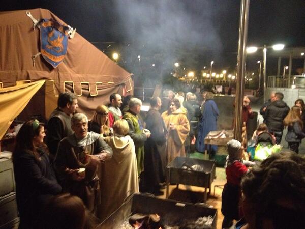 Junto a fuego #bodasdeisabel #medievales2014 #teruel