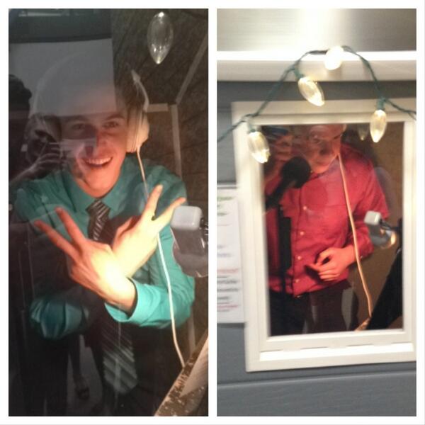 tgttones's tweet photo. Some core T-Tones members @Elliotg6 and @staggd95 having a radio interview! http://t.co/BnxLOB3Miv