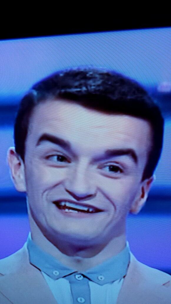 84Archie's tweet photo. Why are you on take me out @MrSpruff85 ? Youre married already! http://t.co/R5O3YtvaoW