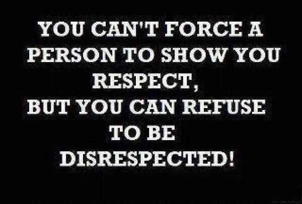 ladybossdanam's tweet photo. ALWAYS SHOW RESPECT http://t.co/c4beoiq4LS