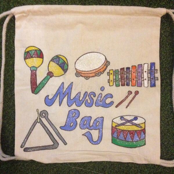greenpatch123's tweet image. Music bag #music #childrensbook #education #personalisedgift #instruments
