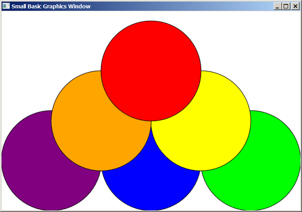 DianeJBell's tweet image. PROGRAMMED RAINBOW TRIANGLE~ #MicrosoftSmallBasic