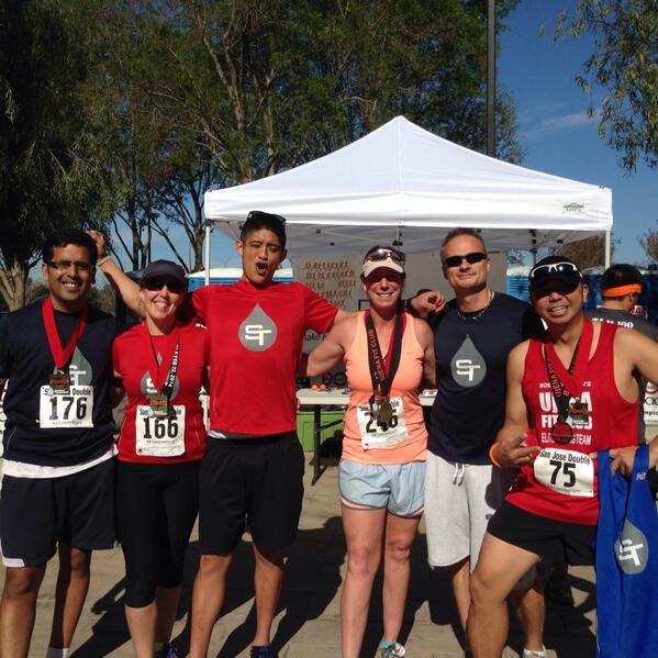 sweattracker's tweet image. All blinged out after the @DoubleRoadRace #doubleroadrace #prchallenge