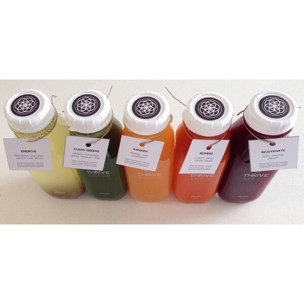 karlymarissa's tweet photo. @THRIVEJuiceCo thanks for the yummy juice girlies!!!!! Get yours at today at the lemon tree! #yxe http://t.co/SWI6EkbJ60
