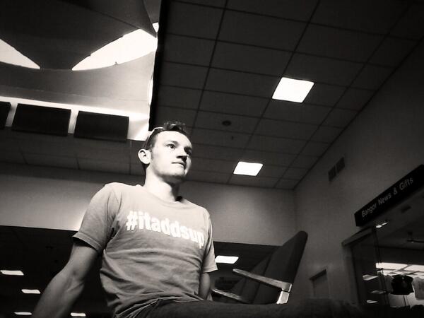 BiathlonBoy's tweet photo. Hanging out in another airport for the afternoon, why dos traveling to Maine always take so long? #itaddsup http://t.co/MXUkoNmkbT