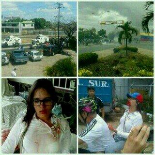 188Samuel's tweet photo. @ElNacionalWeb  esto es lo que pasa en ciudad bolivar. La guardia máscara a los estudiantes. http://t.co/iR4PrNYxJl