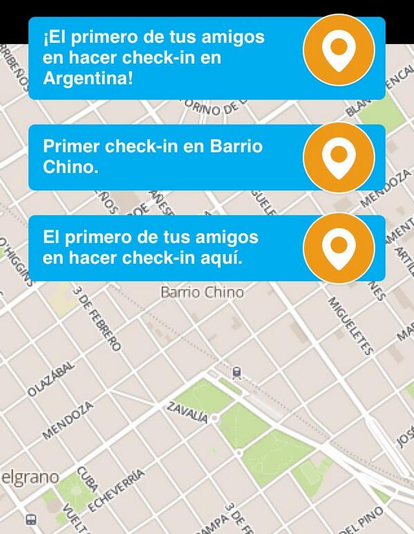 ¡El primero de mis amigos en hacer check-in en Argentina! Genial. 4sq.com/1fqWOpy