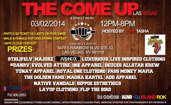 #thecomeupLV with @Goose_Majorz