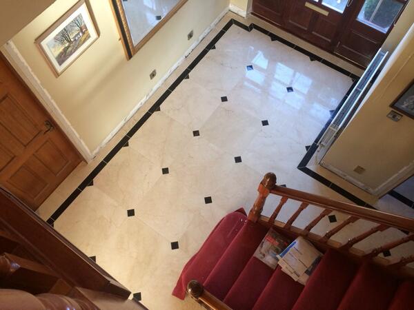 hillheadtiling's tweet image. Crema Marfil job again, finished yesterday