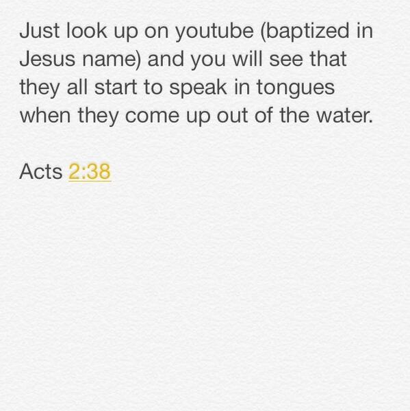 Acts 2:38 the only way!