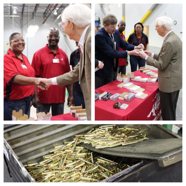 ThadforMS's tweet photo. Winchester's plant in Oxford produces ammo that Mississippians use to exercise their 2nd Amendment rights. #Thad2014 http://t.co/sOoOGx9Ykx