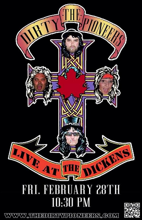 Next Friday! We're at <a href="/DickensPub/">The Dickens</a>   @Brad_Casarin <a href="/damiendphotog/">BROWN SUGAR!!!</a> <a href="/BurlEvents/">Burlington Events (Archived)</a> #livemusic #Burlington #KCCO #gnr