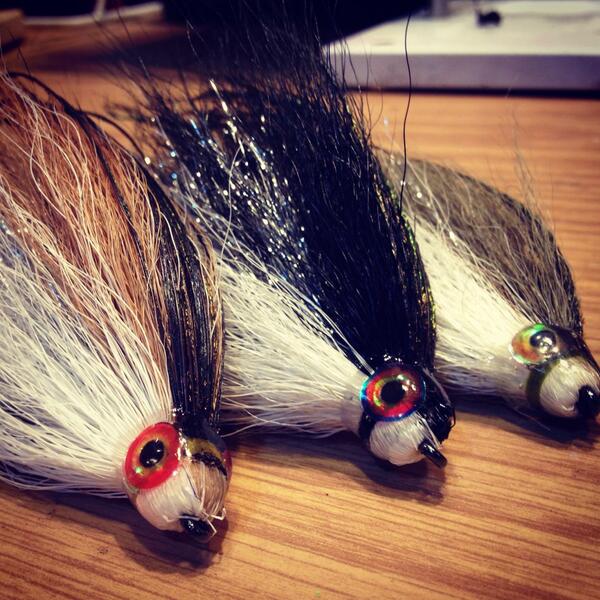 mainstreamflyco's tweet image. The Hog. Big streamer for big fish. Finished off with @ClearCureGoo eyes, thin and hydro. #bulletproof #msf
