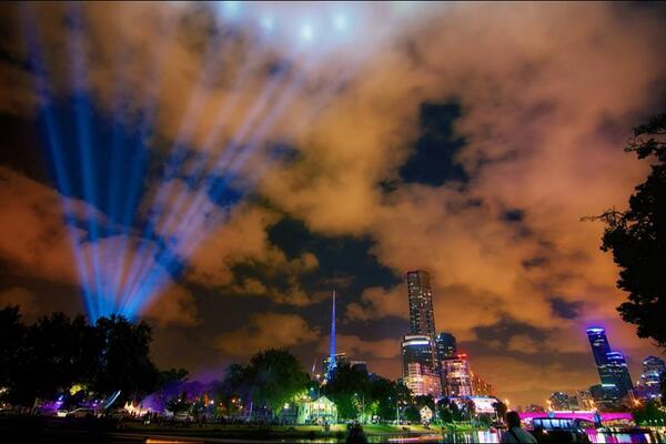 White Night @thats_melbourne @whitenightmelb @visitmelb_CN @VictoriaInView @TravelVictoria @Australia @TourismAus