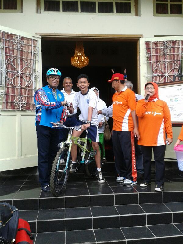 Sepeda satu lagi dimenangkan oleh siswa smpn 7 bdg