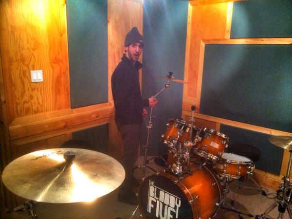 Midnight in the studio…something’s brewing..