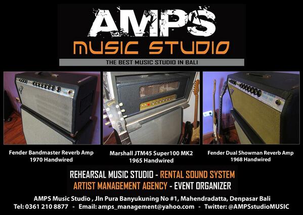 AMPSstudioMUSIC's tweet photo. Come try some of the best #Vintage #Amplifier at @AMPSstudioMUSIC Denpasar #Bali Tel: 03612108877 http://t.co/56oIg7PsVF cc:@Neutronincbali