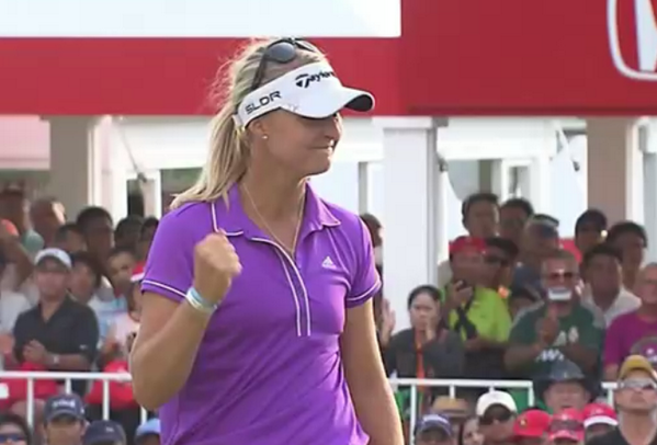 A great win for <a href="/ANordqvist/">Anna Nordqvist</a> <a href="/hondalpgath/">Honda LPGA Thailand</a>. Well played, especially 32 on back 9 with World No1 on <a href="/InbeePark/">Inbee Park</a> chasing.
