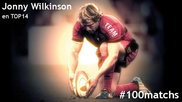 Lors du match #ABRCT à 17h05 <a href="/JonnyWilkinson/">Jonny Wilkinson</a> jouera pour la 100e fois avec les couleurs du #RCT en Top14 ! RT un max