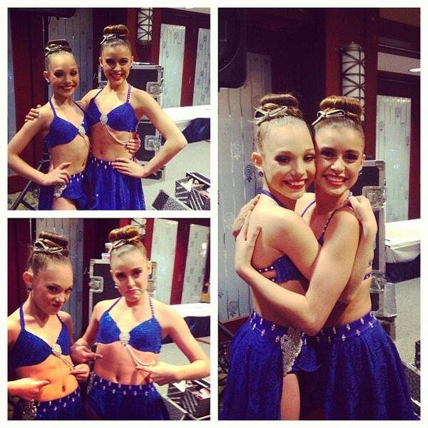 PerffDancers's tweet photo. Day 13 favorite dance moms girl: Maddie Ziegler &amp; Kalani Hilliker http://t.co/C643TMIMVs