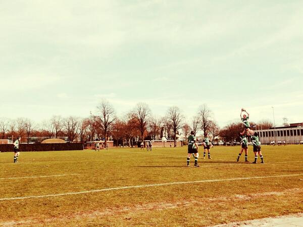 Uitstekend weer en volop in voorbereiding #rugby