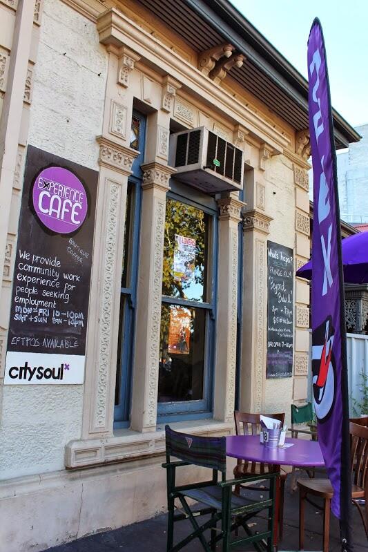 mickeydownunder's tweet photo. #Adelaide Experience Cafe 
http://t.co/UsbkX9omCH +++ venue @adelaide_fringe @Season2014 
moving monologues; Gr8 food http://t.co/6YxHsxKQiv
