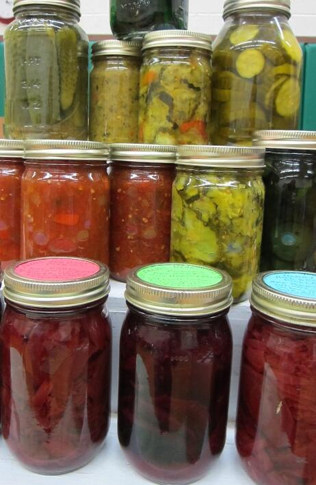 Sunshine in a jar at the Brighton Market today -- salsa, pickles, jam, jelly, relish. Sunday 1-4 220 Idlewood Rd.