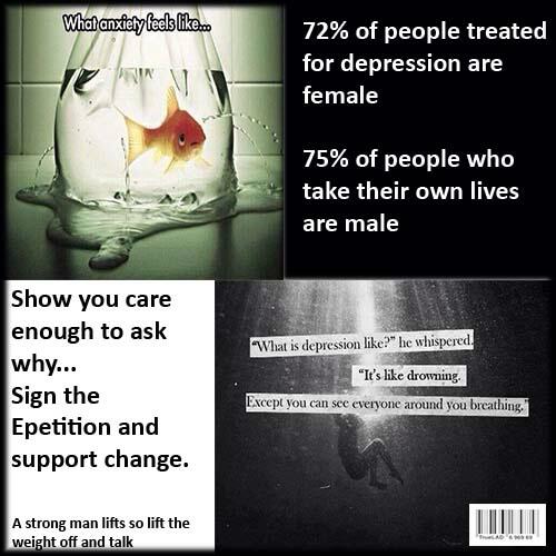 MyTruelad's tweet photo. Please share and help stop male suicide http://t.co/8GQlfUlYNA #MentalHealthMatters http://t.co/31lOF2wPbS