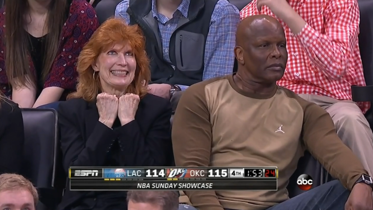 Tommy and Gail Griffin, parents of Blake Griffin of the Los Angeles  Photo d'actualité - Getty Images