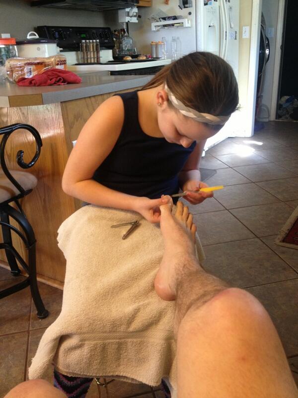 Cody_Littlebear's tweet photo. You could say my little sister loves me http://t.co/92qcL5U04K