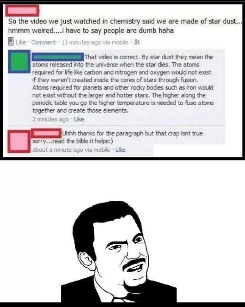 abbieg18's tweet photo. "Jesus died for you to live?Forget that. 
Stars died for you to live.You are literally a star child" 
#atheism http://t.co/vB8lsvo1Te
