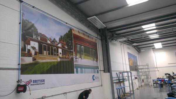 AWiseSigns's tweet image. Origin banners bringing the workshop to life.