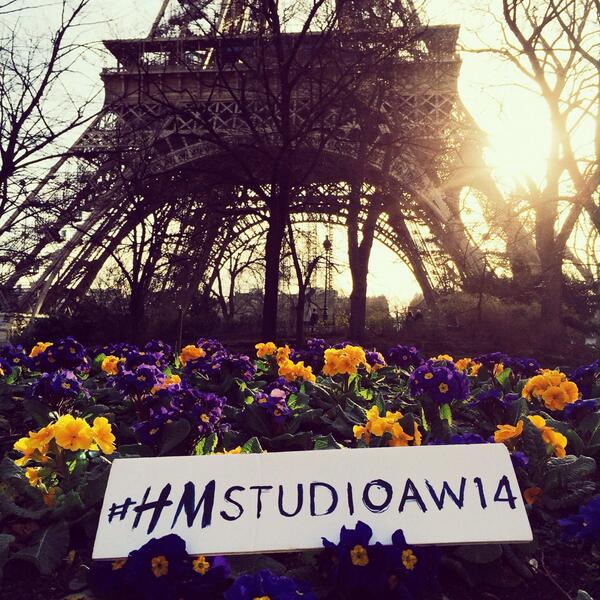 hm's tweet image. Finally in Paris! Follow us at #HMStudioAW14 for the latest updates from #PFW.