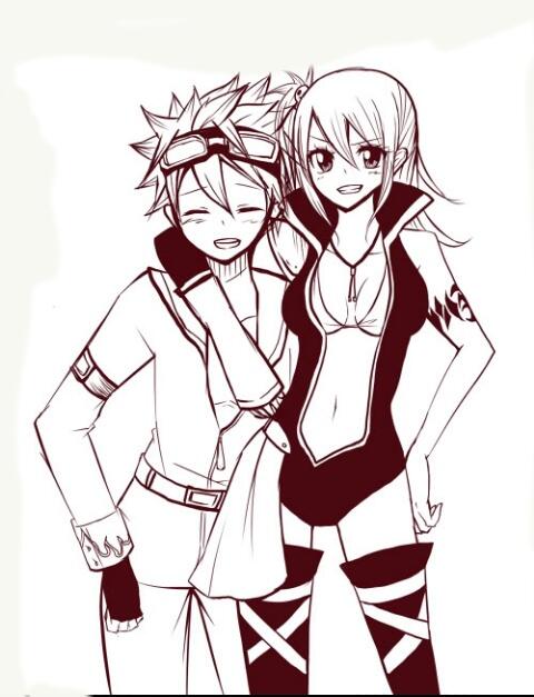 PostBadFT's tweet photo. #EdoNatsu #EdoLucy http://t.co/WZGj1bYFXF