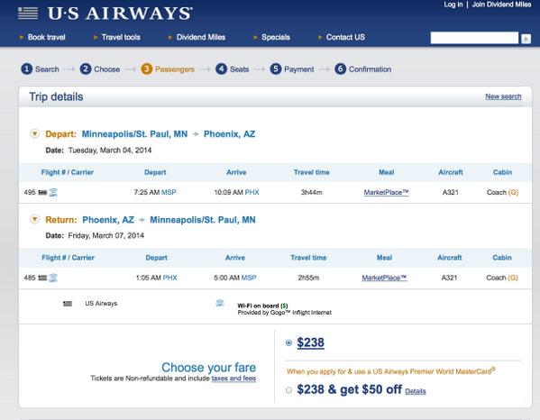 airfarewatchdog's tweet photo. MSP-Phoenix on Southwest $228, or $238 US Air nonstop http://t.co/uv8RyNgNBO http://t.co/1AgfJrXAGD