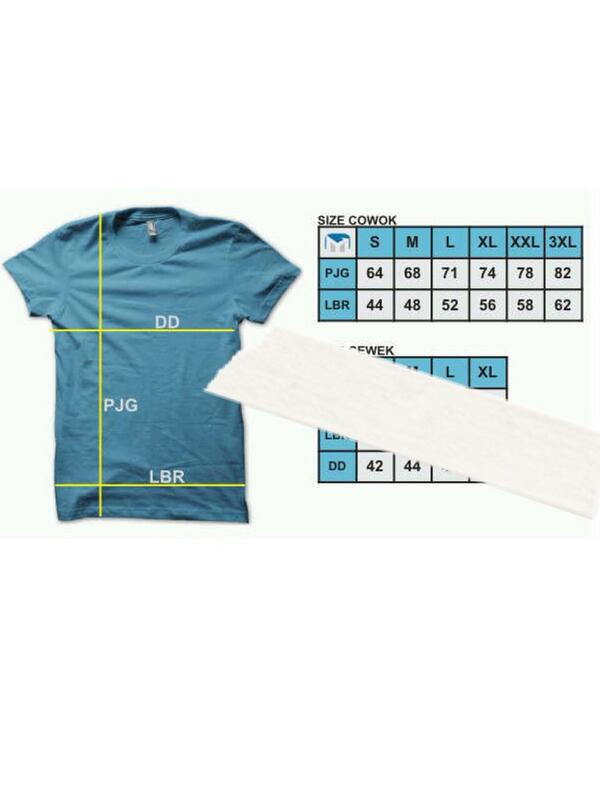 ClamorousCloth's tweet photo. Size chartnya untuk tees clamorous, ready size M, L, XL ya! http://t.co/VasQpdhBLu