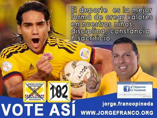 GustavoBolivar's tweet photo. No creo que nuestro @Falcao autorice al partido que más presos tiene, usar su imagen. Ojalá radamel lo vea.
Favor RT http://t.co/6KzHIxzqm9