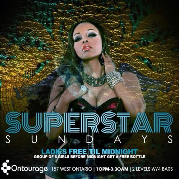 WeAreWetEnt's tweet photo. #SUPERSTARSUNDAY @ Ontourage!!!!! RSVP NOW 630-936-2204 http://t.co/9cLsFeEks3
