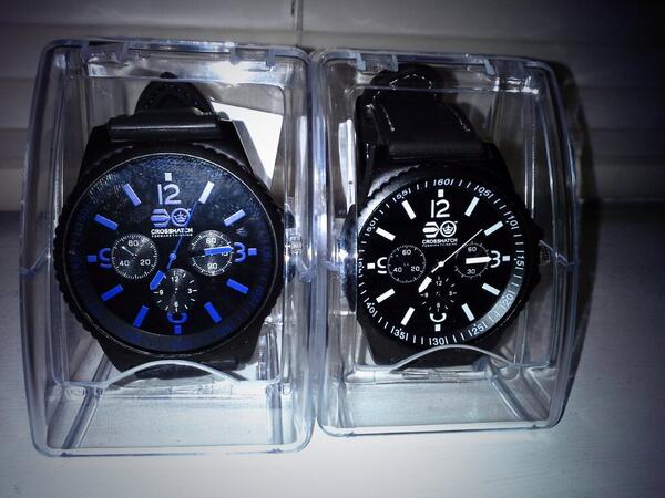 Matt_Carter2's tweet image. Bought these 2 today #NewWatch #SameStyle #DifferentColour #Crosshatch