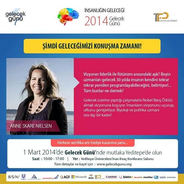 #GelecekGunu #FutureDay 1 Martta harika konu ve konuşmacılar ve geleceğin teknolojileriyle Yeditepe Üniversitesinde